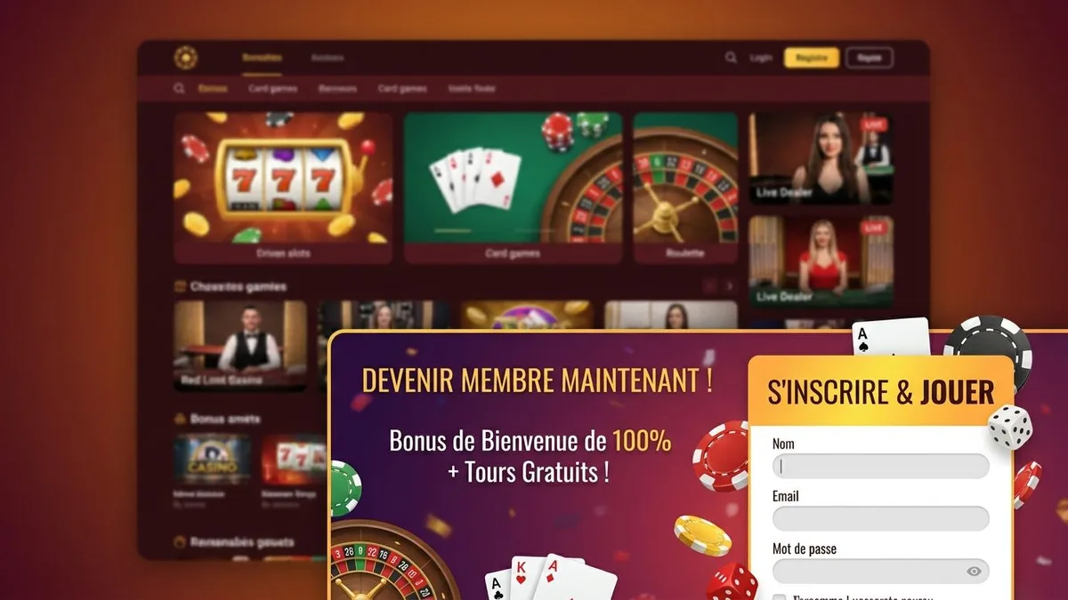Inscription avec bonus